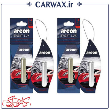 تصویر  خوشبو کننده خودرو قطره ای (مایع) کربن آرئون لیکوید لوکس بسته 2 عددی Areon Lux Liquid Carbon